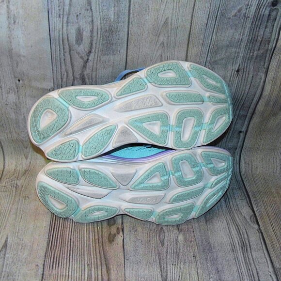 HOKA ONE ONE Bondi 8 Airy Blue/Sunlit Ocean Sneakers Womens Size 10B - Picture 2 of 7